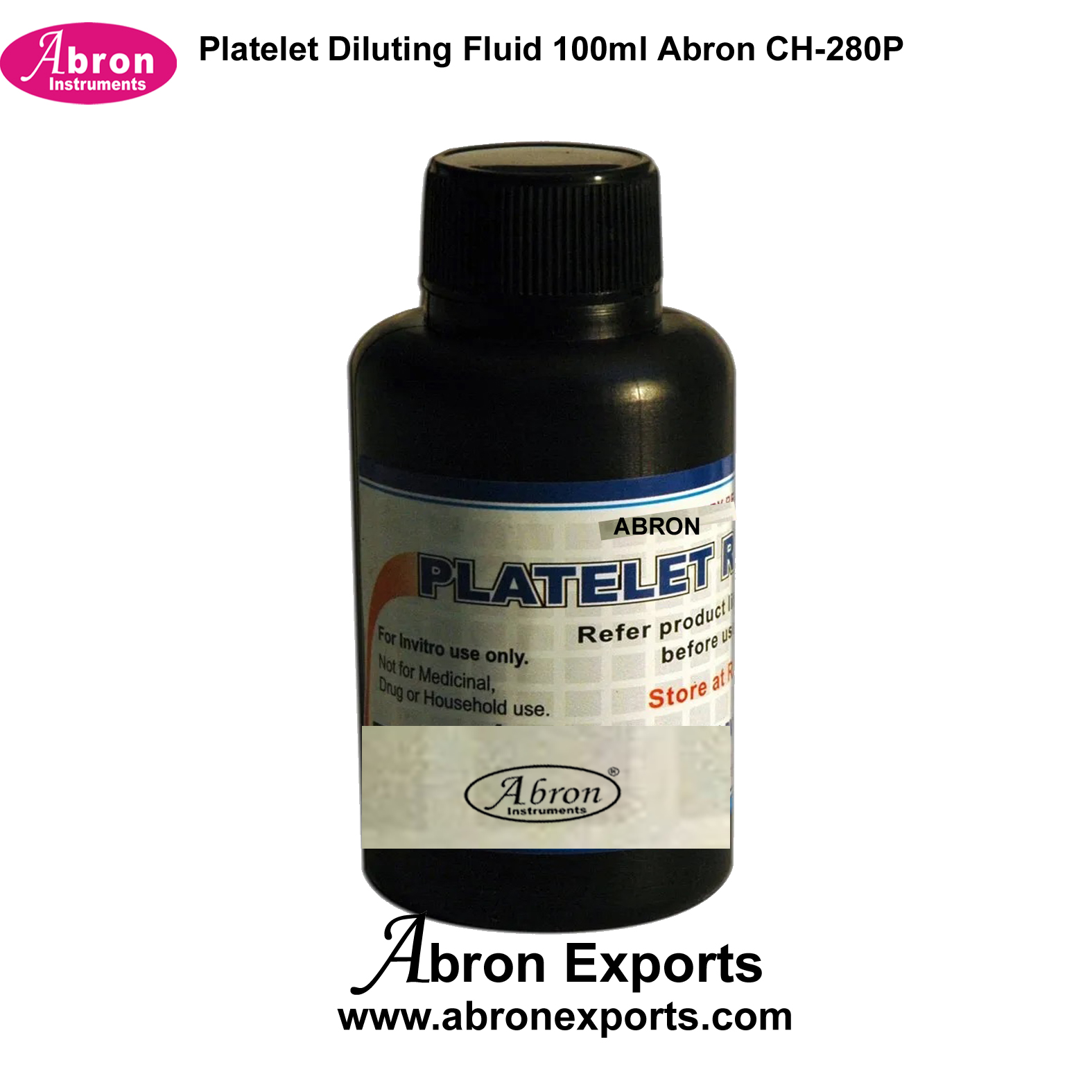 Diluting Fluid Reez and Ecker Platelet Kit 100ml 10 Pc chemical Abron CH-280P